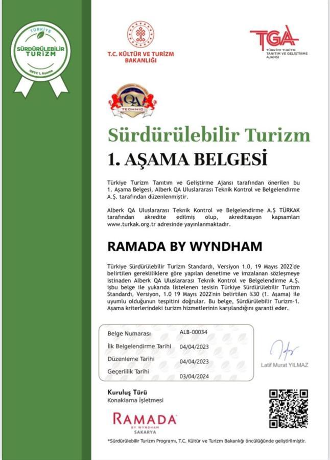 Ramada By Wyndham Sakarya Hotel Sakarya (Marmara) Exterior foto